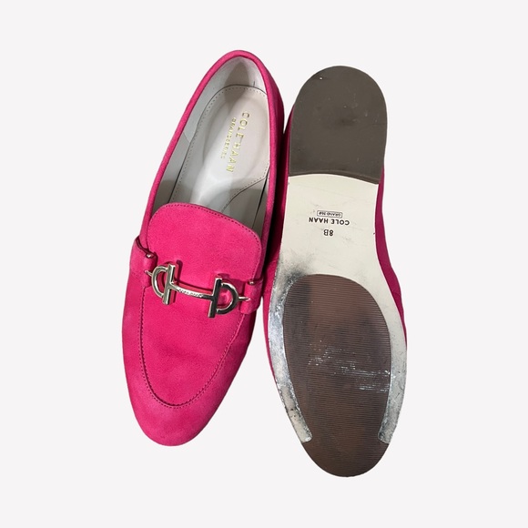 COLE HAAN GRAND360 Bright Berry Eco Flora Suede GRAND 360 SIZE 8B LOAFERS - Picture 6 of 10